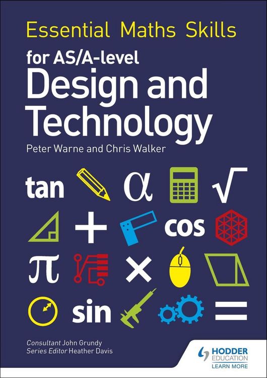 Produktbild: Essential Maths Skills for AS/A Level Design and Technology