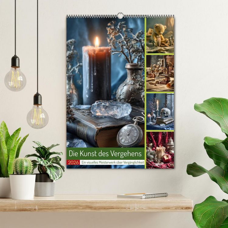 Produktbild: Die Kunst des Vergehens (Wandkalender 2026 DIN A2 hoch), CALVENDO Monatskalender