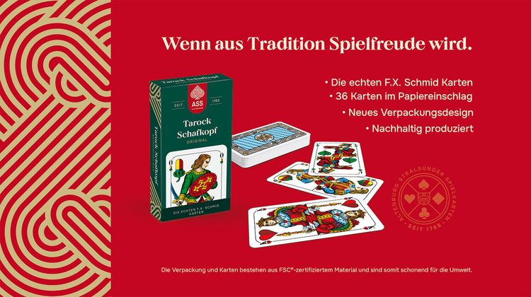 Produktbild: Schafkopf/Tarock, bayerisches Bild, in Faltschachtel