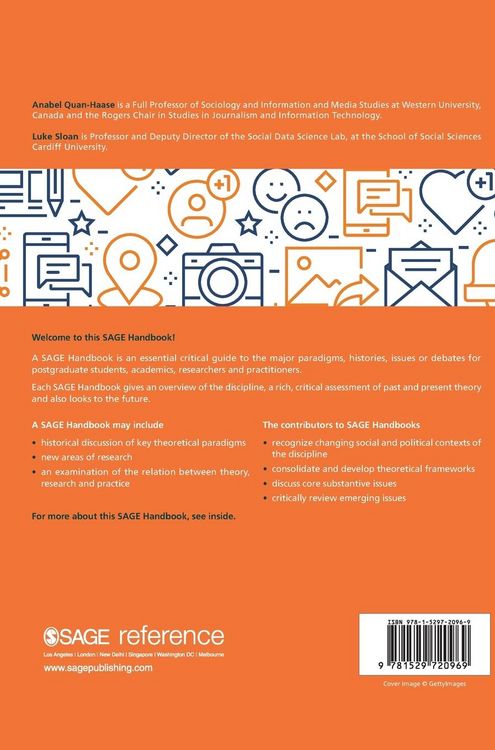 Produktbild: The SAGE Handbook of Social Media Research Methods