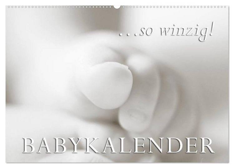 Produktbild: ...so winzig - Babykalender (Wandkalender 2026 DIN A2 quer), CALVENDO Monatskalender