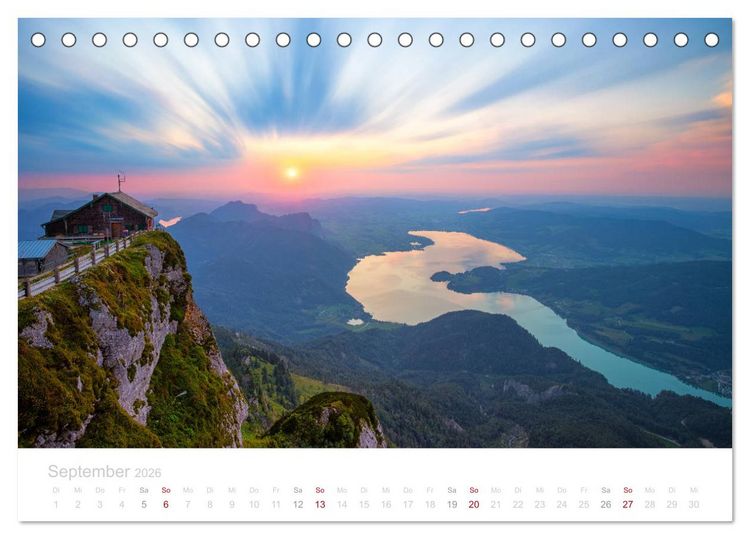 Produktbild: Traumlandschaften (Tischkalender 2026 DIN A5 quer), CALVENDO Monatskalender