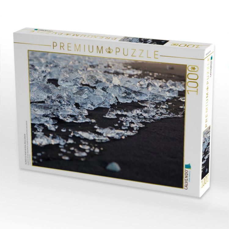 Produktbild: CALVENDO Puzzle ISLANDS EIS RUND UM DEN J&Ouml;KULS&Agrave;RL&Ograve;N | 1000 Teile Lege-Gr&ouml;&szlig;e 64x48cm Foto-Puzzle f&uuml;r gl&uuml;ckliche Stunden