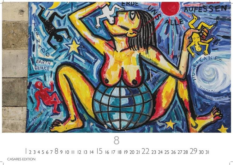 Produktbild: Berlin Street Art Kalender 2027 &ndash; Wandkalender | Fotokalender Deutschland 35x50cm Gro&szlig;format &ndash; Vielfalt und Kreativit&auml;t der urbanen Kunst