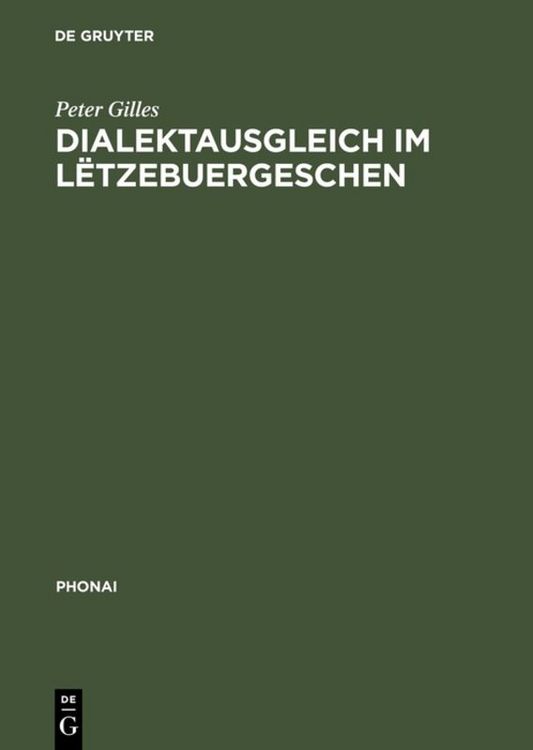 Produktbild: Dialektausgleich im L&euml;tzebuergeschen