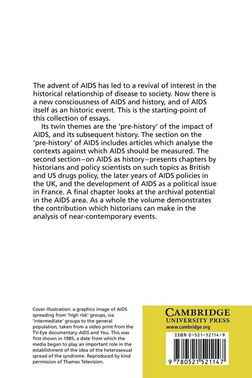 Produktbild: AIDS and Contemporary History