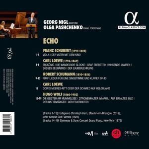 Produktbild: Echo-St&uuml;cke f&uuml;r Bariton & Klavier