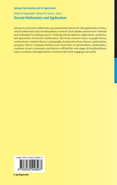 Produktbild: Discrete Mathematics and Applications