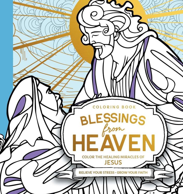 Produktbild: Blessings from Heaven Adult Coloring Book