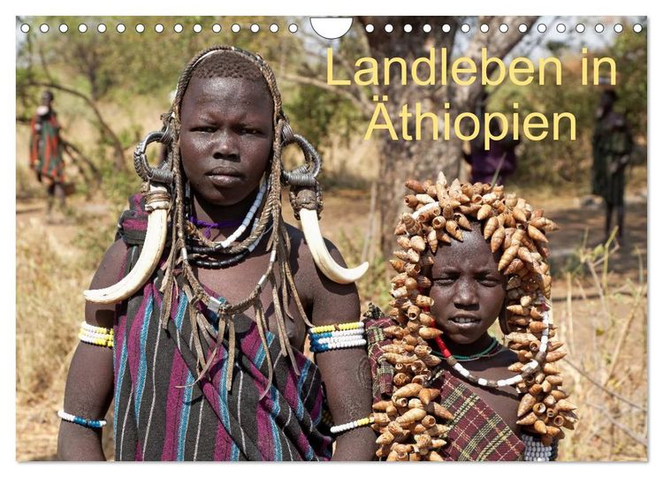 Produktbild: Landleben in &Auml;thiopien (Wandkalender 2026 DIN A4 quer), CALVENDO Monatskalender
