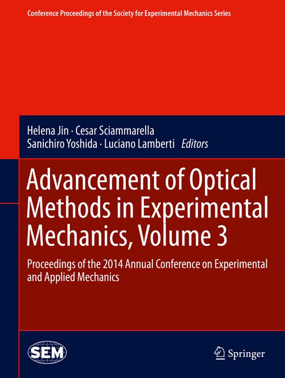 Produktbild: Advancement of Optical Methods in Experimental Mechanics, Volume 3