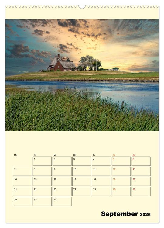 Produktbild: Meine geliebte Nordsee (hochwertiger Premium Wandkalender 2026 DIN A2 hoch), Kunstdruck in Hochglanz