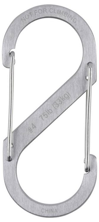 Produktbild: NITE Ize NI-SB4-03-11 Karabiner S-Biner Gr. 4 89mm x 38mm 1St.
