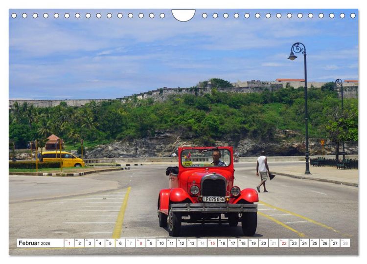 Produktbild: Ford Modell A - Ein r&uuml;stiger Neunzigj&auml;hriger in Havanna (Wandkalender 2026 DIN A4 quer), CALVENDO Monatskalender