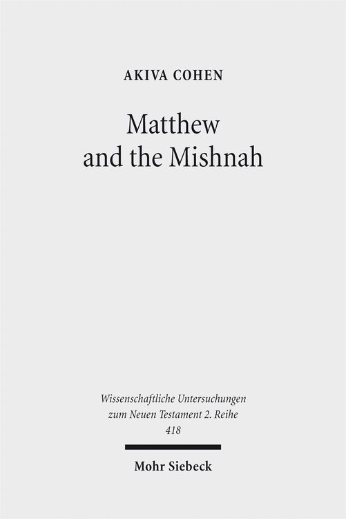 Produktbild: Matthew and the Mishnah