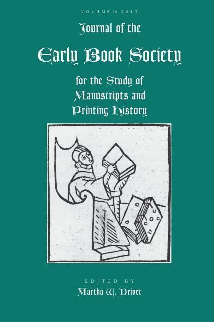 Produktbild: Journal of the Early Book Society Vol 16