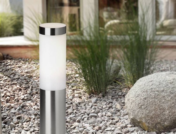 Produktbild: Brilliant 43684/82 Chorus Außenstandleuchte LED E27 10W Edelstahl