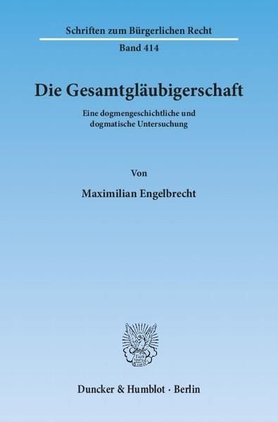 Produktbild: Die Gesamtgl&auml;ubigerschaft.