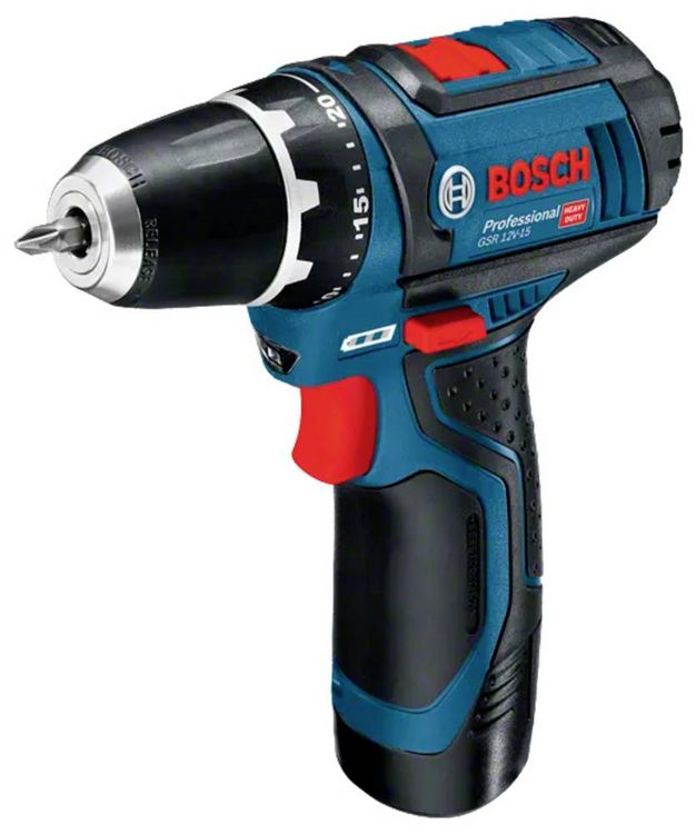 Produktbild: Bosch Professional GSR 12V-15 060186810D Akku-Bohrschrauber 12V Li-Ion