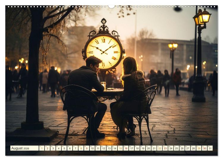 Produktbild: Keine Zukunft ohne die Zeit (hochwertiger Premium Wandkalender 2026 DIN A2 quer), Kunstdruck in Hochglanz