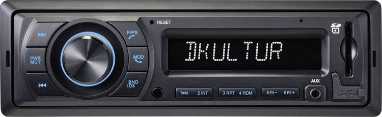Produktbild: Renkforce RF-4746690 Autoradio inkl. DAB-Antenne, DAB+ Tuner, Bluetooth&reg;-Freisprecheinrichtung