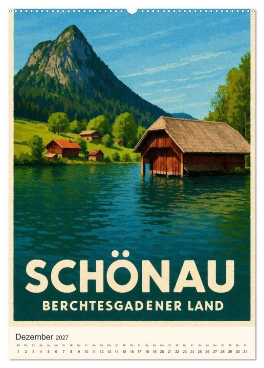 Produktbild: Alpine Impressionen Berchtesgadener Land (Wandkalender 2027 DIN A2 hoch), CALVENDO Monatskalender