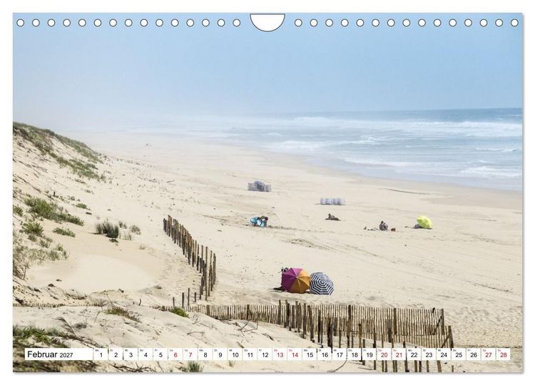 Produktbild: Momente einer Reise - Franz&ouml;sische Atlantikk&uuml;ste (Wandkalender 2027 DIN A4 quer), CALVENDO Monatskalender