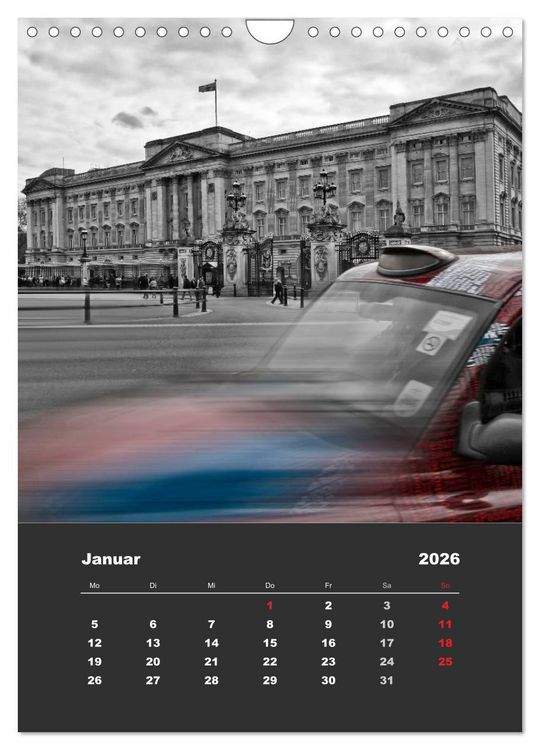 Produktbild: Glanzlichter einer Metropole LONDON (Wandkalender 2026 DIN A4 hoch), CALVENDO Monatskalender