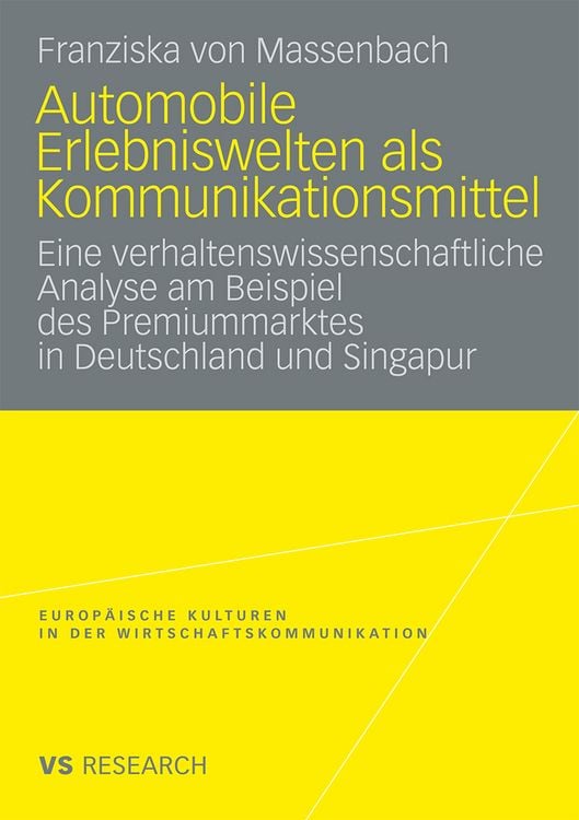 Produktbild: Automobile Erlebniswelten als Kommunikationsmittel