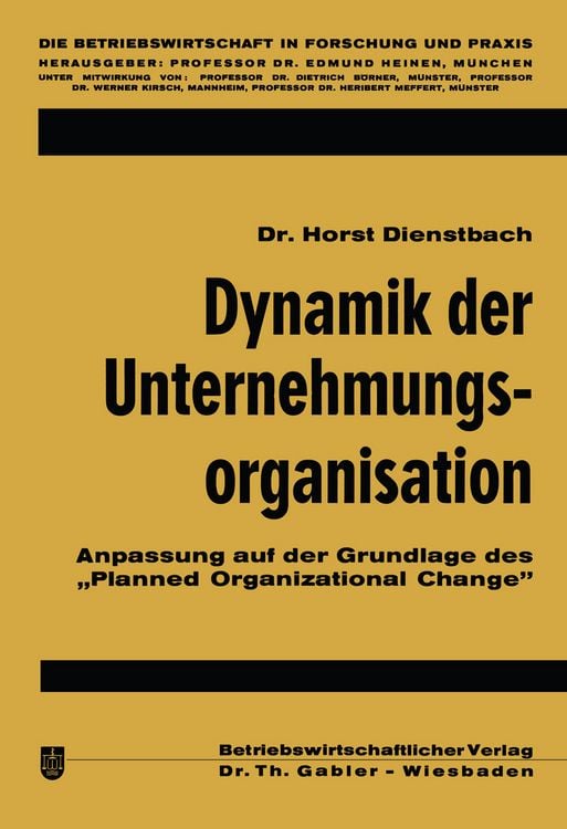 Produktbild: Dynamik der Unternehmungsorganisation