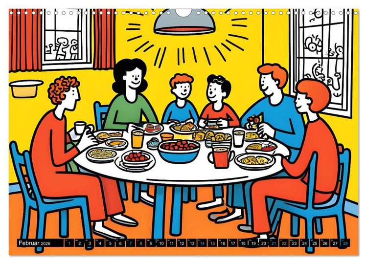 Produktbild: Comics f&uuml;r Kinder . Kinder lieben Abwechslung (Wandkalender 2026 DIN A3 quer), CALVENDO Monatskalender