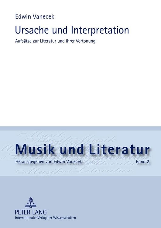 Produktbild: Ursache und Interpretation