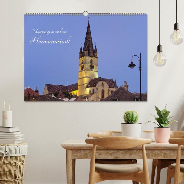 Produktbild: Unterwegs in und um Hermannstadt (Wandkalender 2026 DIN A2 quer), CALVENDO Monatskalender
