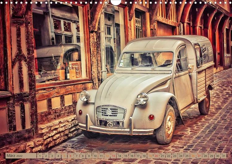 Produktbild: Die Legende - die Ente, Citro&euml;n 2CV (Wandkalender 2022 DIN A3 quer)