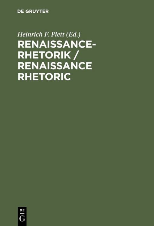 Produktbild: Renaissance-Rhetorik / Renaissance Rhetoric