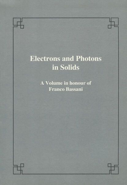 Produktbild: Electrons and photons in solids