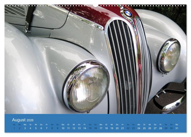 Produktbild: BMW Classics (Wandkalender 2026 DIN A2 quer), CALVENDO Monatskalender