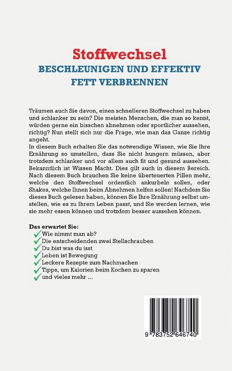 Produktbild: Stoffwechsel beschleunigen und effektiv Fett verbrennen