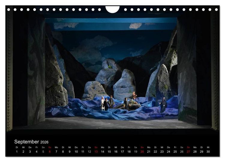 Produktbild: B&uuml;hnenbildmodelle (Wandkalender 2026 DIN A4 quer), CALVENDO Monatskalender