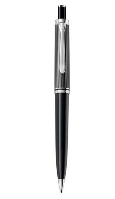 Produktbild: Pelikan Kugelschreiber Souver&auml;n&reg; K405 Stresemann, Druckmechanik, Schwarz-Anthrazit