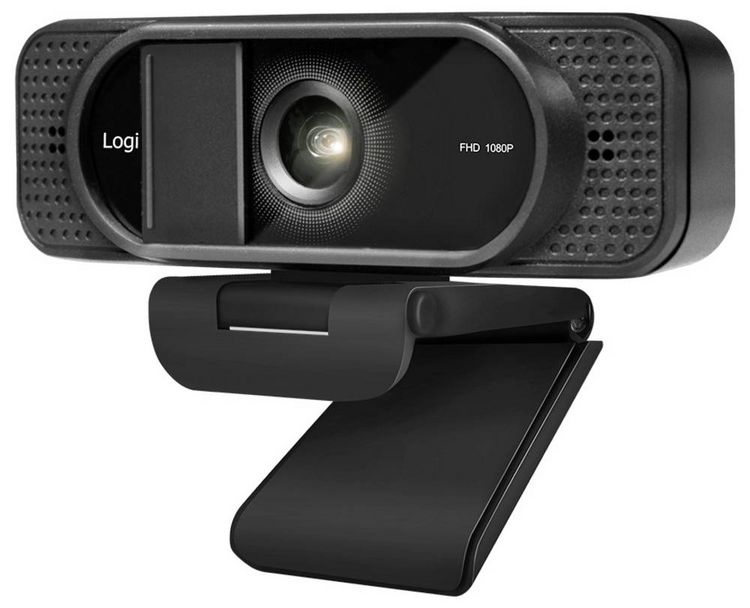 Produktbild: LogiLink UA0381 Full HD-Webcam Klemm-Halterung, Mikrofon