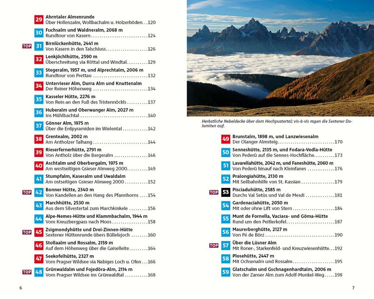 Produktbild: ROTHER Wanderbuch Wandern zu Almen & H&uuml;tten - S&uuml;dtirol Ost