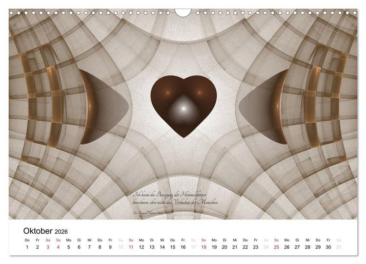 Produktbild: Mathematik - Grafiken und Zitate 2026 (Wandkalender 2026 DIN A3 quer), CALVENDO Monatskalender