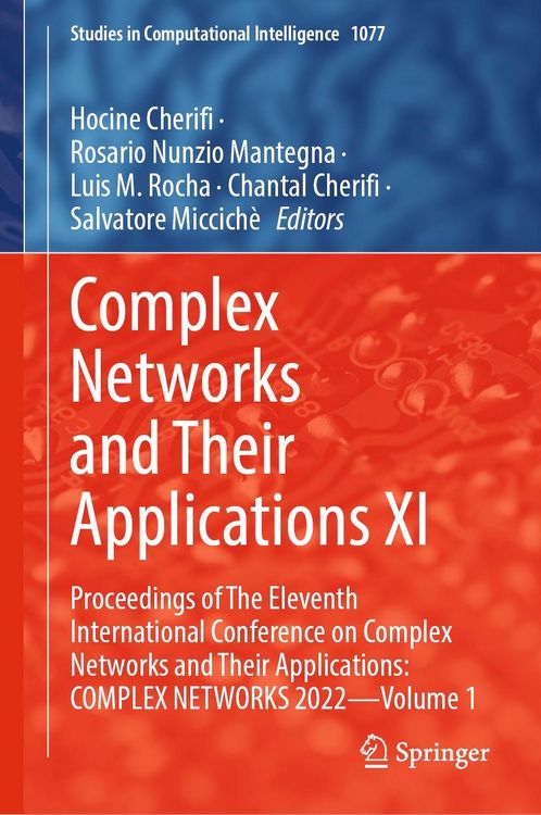 Produktbild: Complex Networks and Their Applications XI