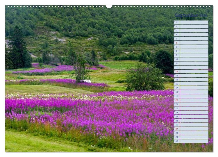 Produktbild: Landschaften Norwegens zwischen Polarkreis und Nordkap (hochwertiger Premium Wandkalender 2026 DIN A2 quer), Kunstdruck in Hochglanz