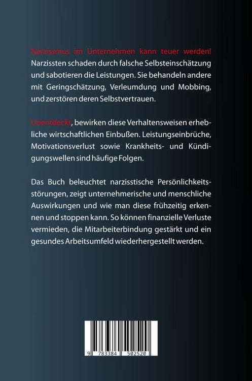 Narzissmus im Unternehmen