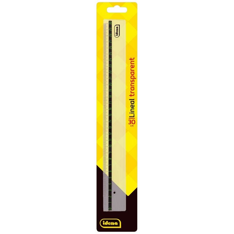 Produktbild: Idena Lineal transparent 30cm Blister