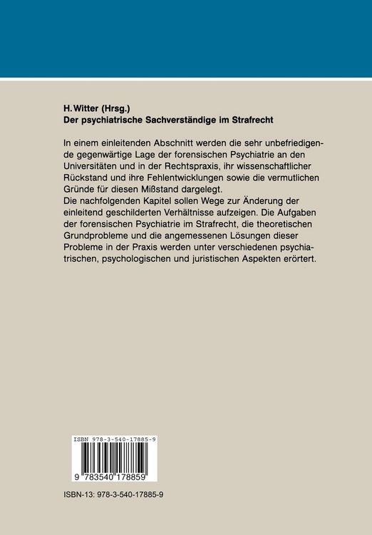 Produktbild: Der psychiatrische Sachverst&auml;ndige im Strafrecht