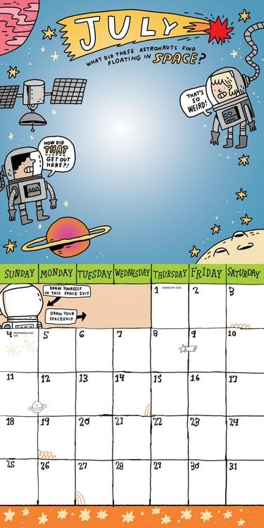 Produktbild: Kid's Awesome Activity Wall Calendar 2027