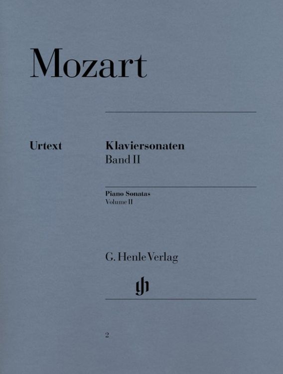 Produktbild: Wolfgang Amadeus Mozart - Klaviersonaten, Band II